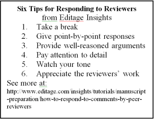 Six Tips for Responding to Reviewers from Editage Insights
